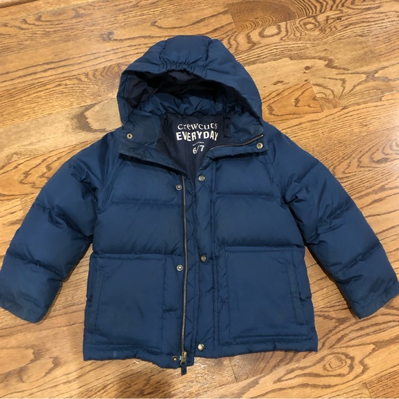 J Crew Crewcuts Boys' down puffer coat - Picture 2 of 4